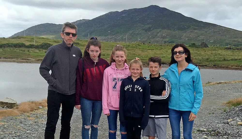 RTÉ Broadcaster John Kelly and his family at DK Connemara Oysters, Ballinakill Bay, Connemara wp-image-801