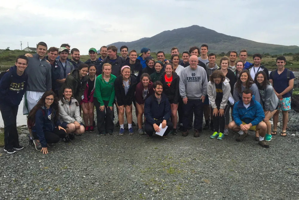 Large Tour Group including Dr. Kevin Whelan at DK Connemara Oysters in Connemara. wp-image-1398
