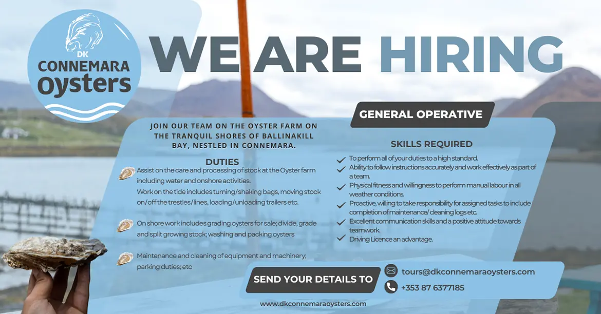 DK Connemara Oysters General Operative Advert wp-image-2149